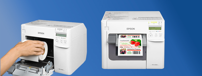 Цветной струйный принтер этикеток Epson TM-C3500