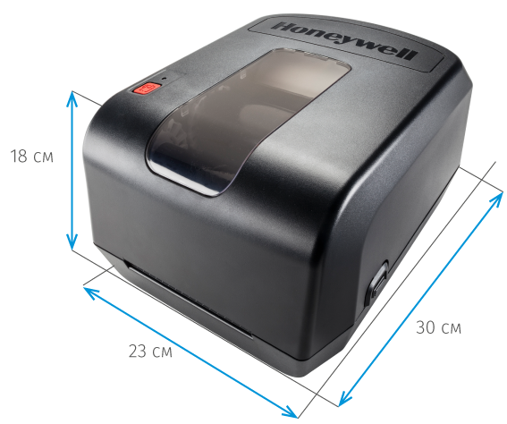 В комплект Honeywell Pc42t plus входит программа печати и термотрансферный принтер (PMT) на 300 этикеток + 1 лента