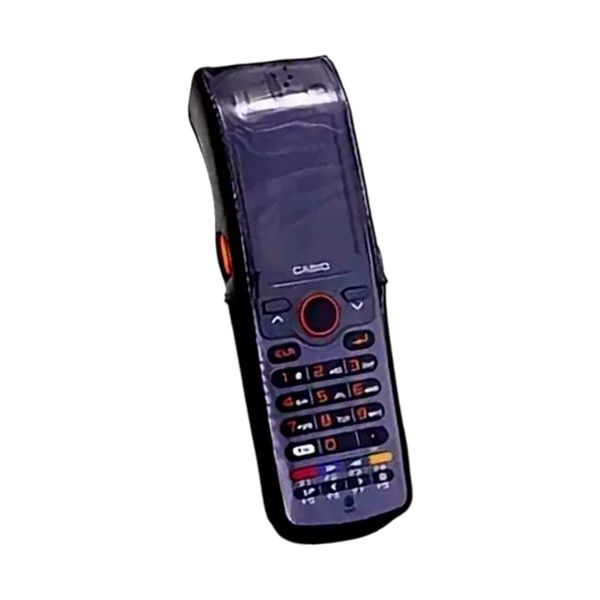 Чехол на молнии CASE-DT-X7 для CASIO DT-X7, черная кожа, со скобой