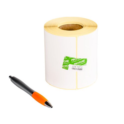 Термоэтикетка Proton 100 x 72 мм (1 ряд, 2000 шт, втулка 76)