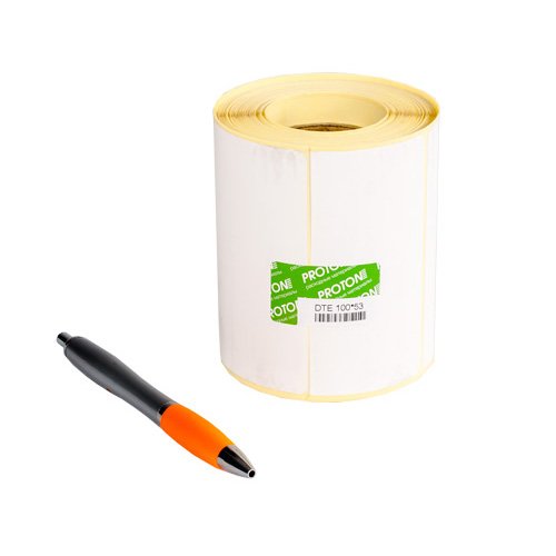 Термоэтикетка с защитным покрытием 100 x 53 мм