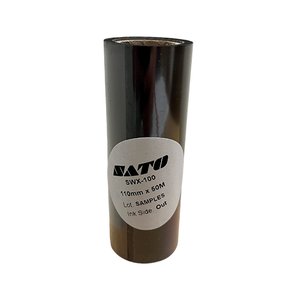 Термотрансферная лента SATO SWX 100, 65 мм х 450 м, Wax, OUT