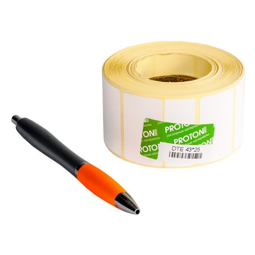 Термоэтикетка Proton 43 x 25 мм (1 ряд, 900 шт, втулка 40)