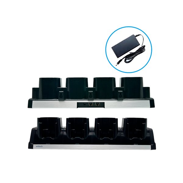 Зарядная подставка Unitech для HT730, 4 слота, Ethernet